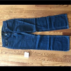 Club Monaco straight leg blue jeans, size 12
